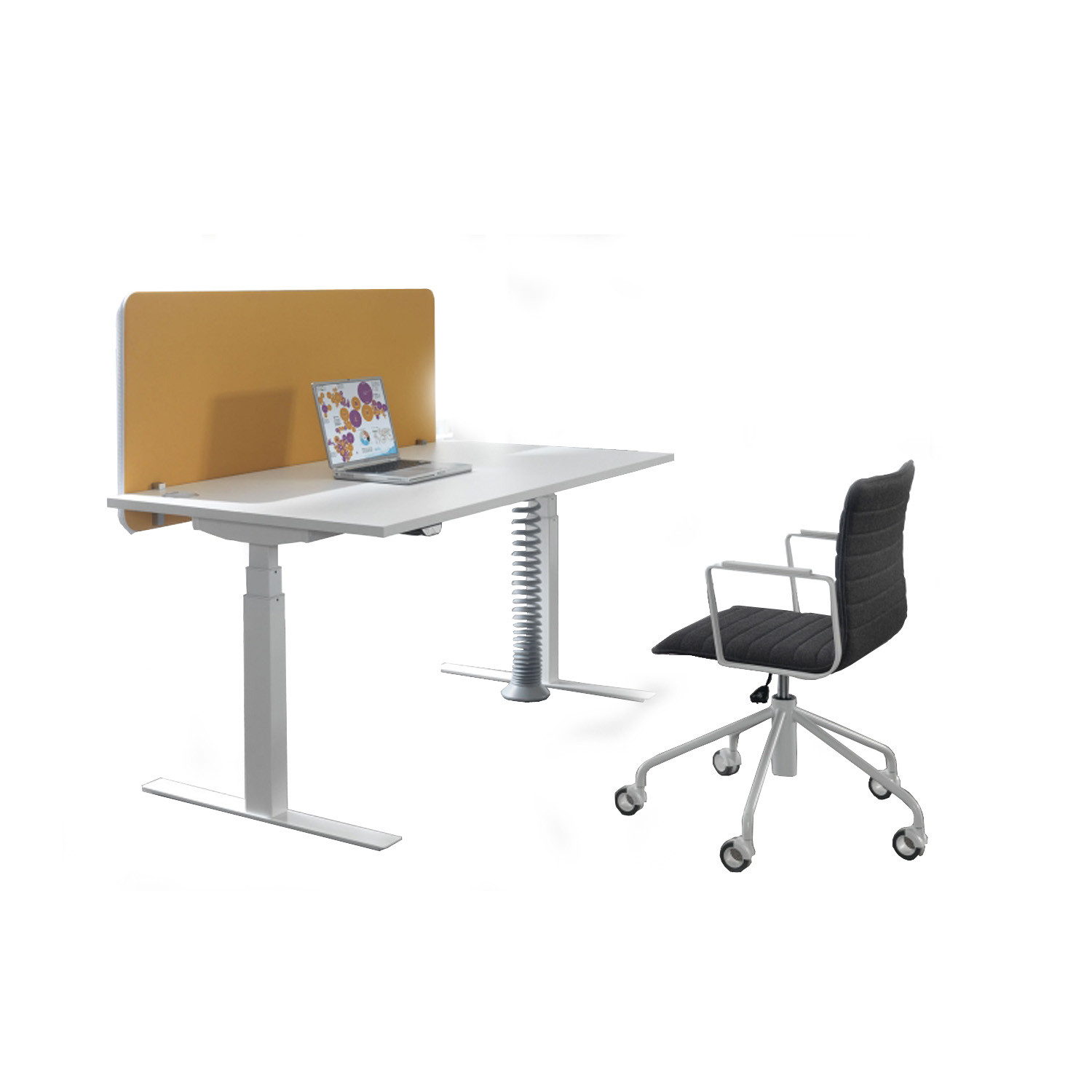 Balance Height Adjustable Single Desk
