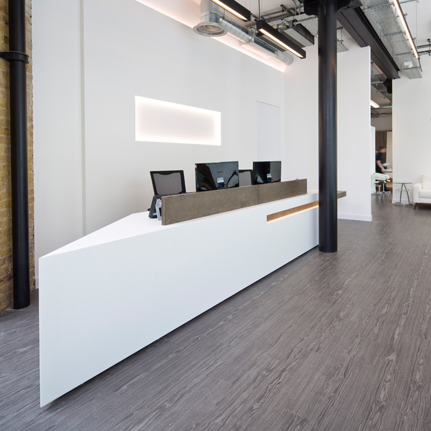 Corian Reception Desk Corian Reception Desk