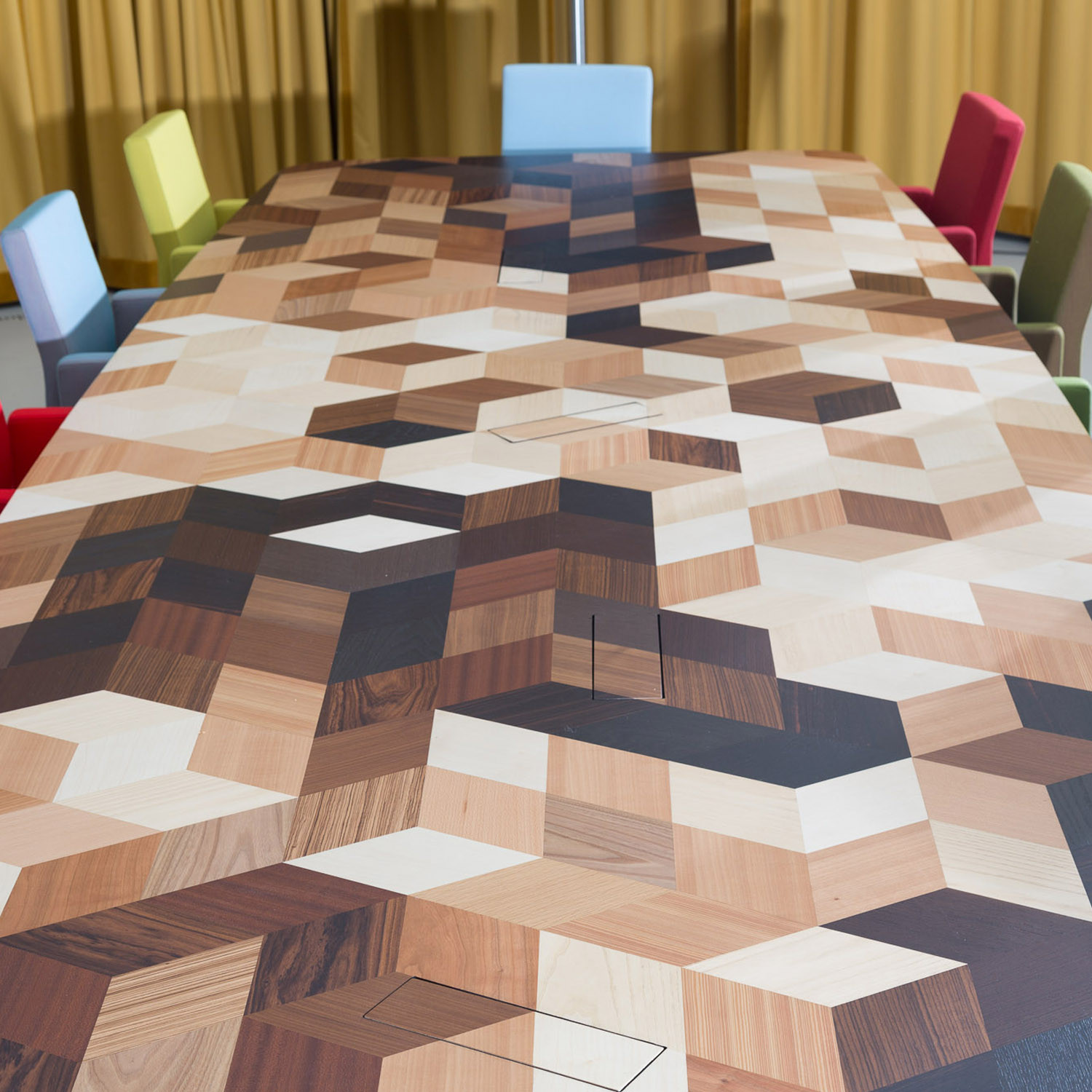 Custom Marquetry Tables