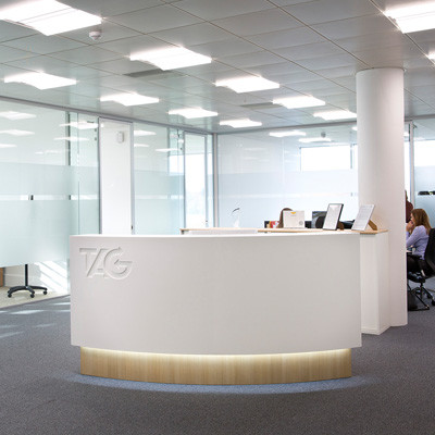 Custom Corian Reception Desk Custom Corian Reception Desk