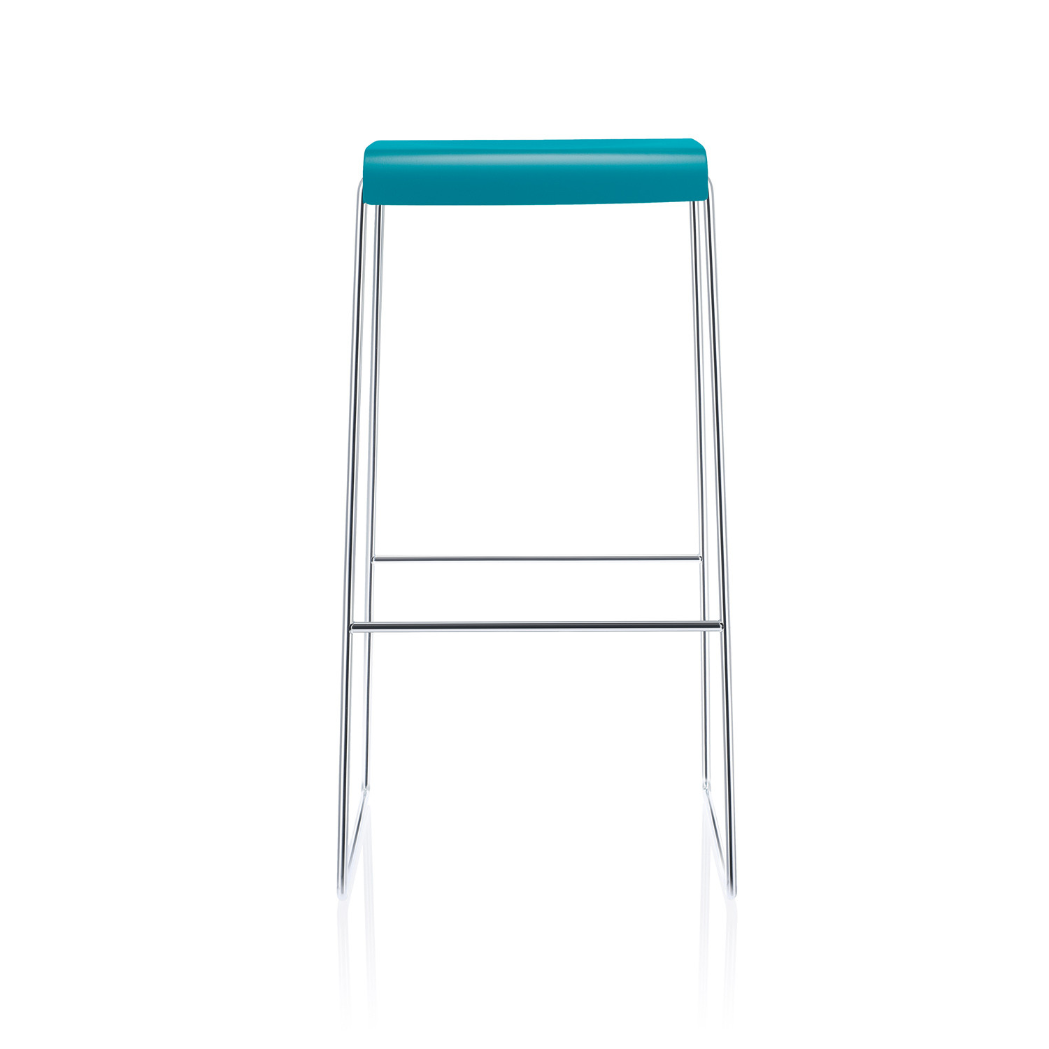 Fina Bar Stool with Stackable Sled Base