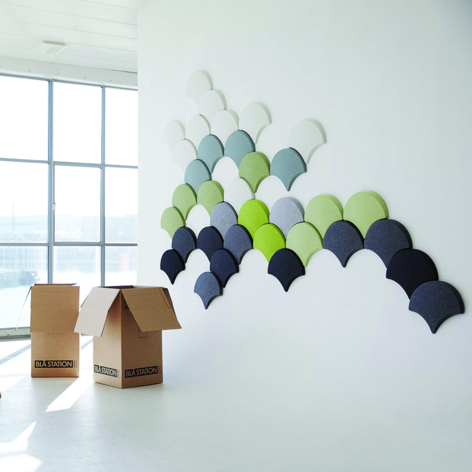Ginkgo Acoustic Wall Panels by Bla Station Ginkgo Acoustic Wall Panels by Bla Station