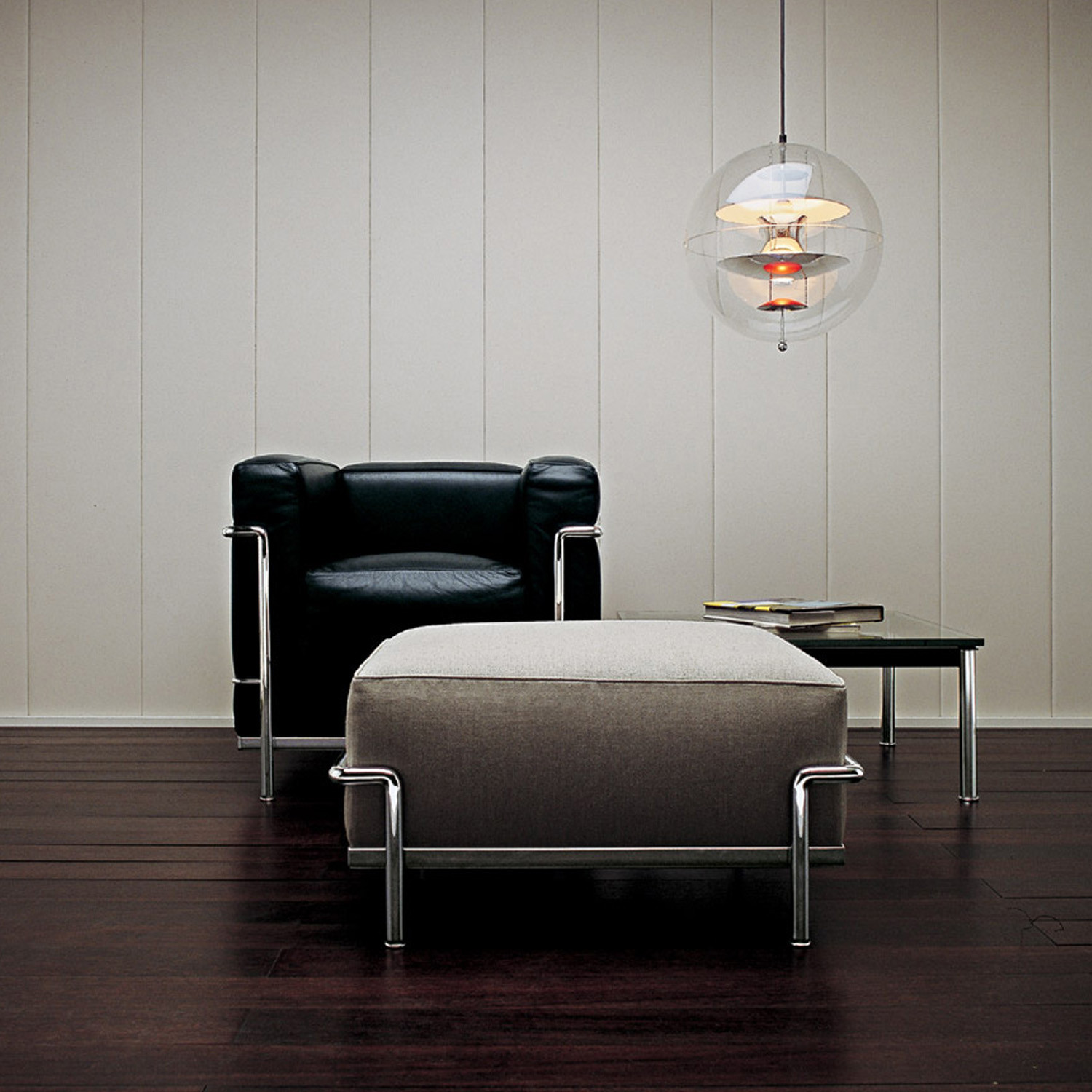LC2 Armchair and Ottoman Foot Stool LC2 Armchair and Ottoman Foot Stool
