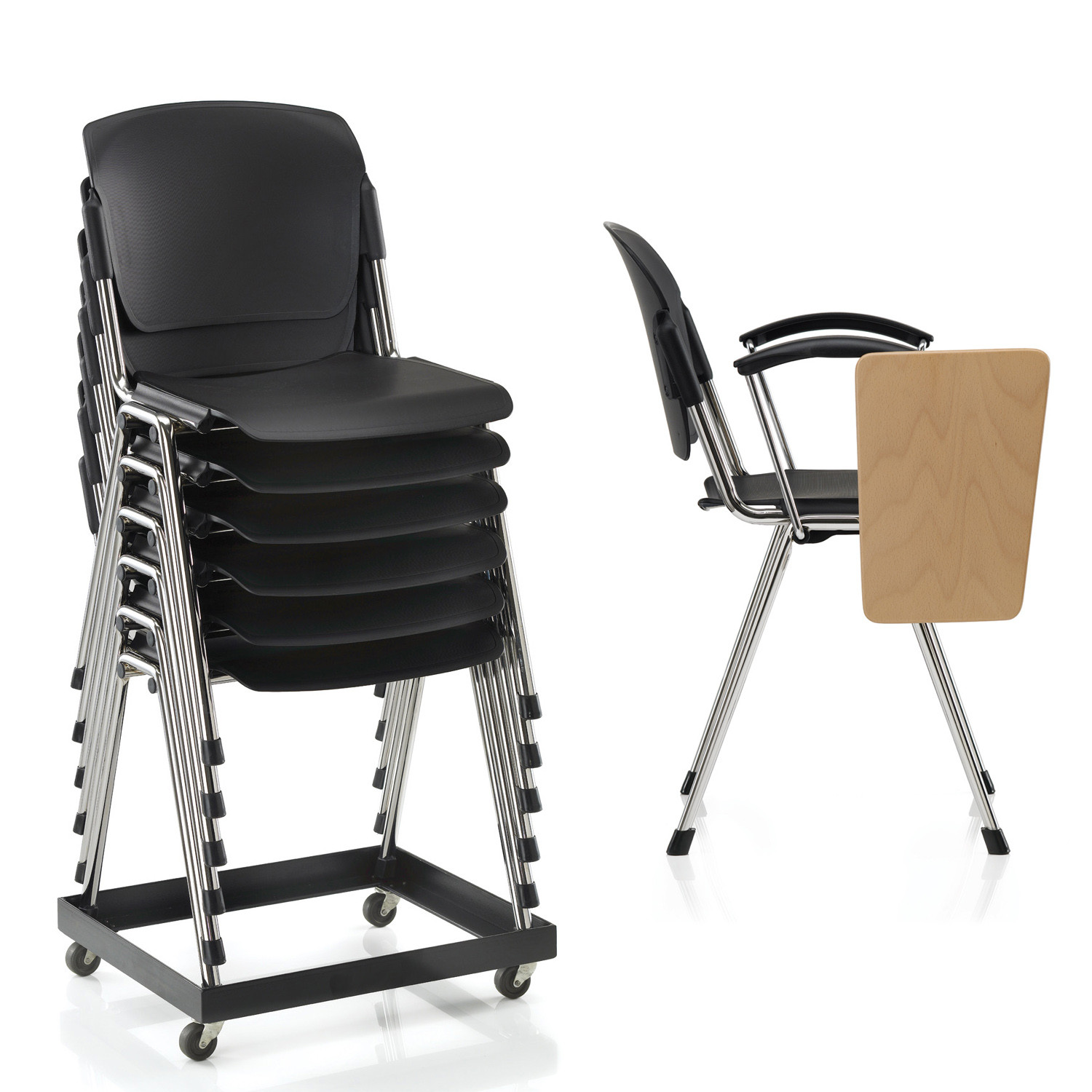 Series 8000 Chair Stackable with Tablet Series 8000 Chair Stackable with Tablet