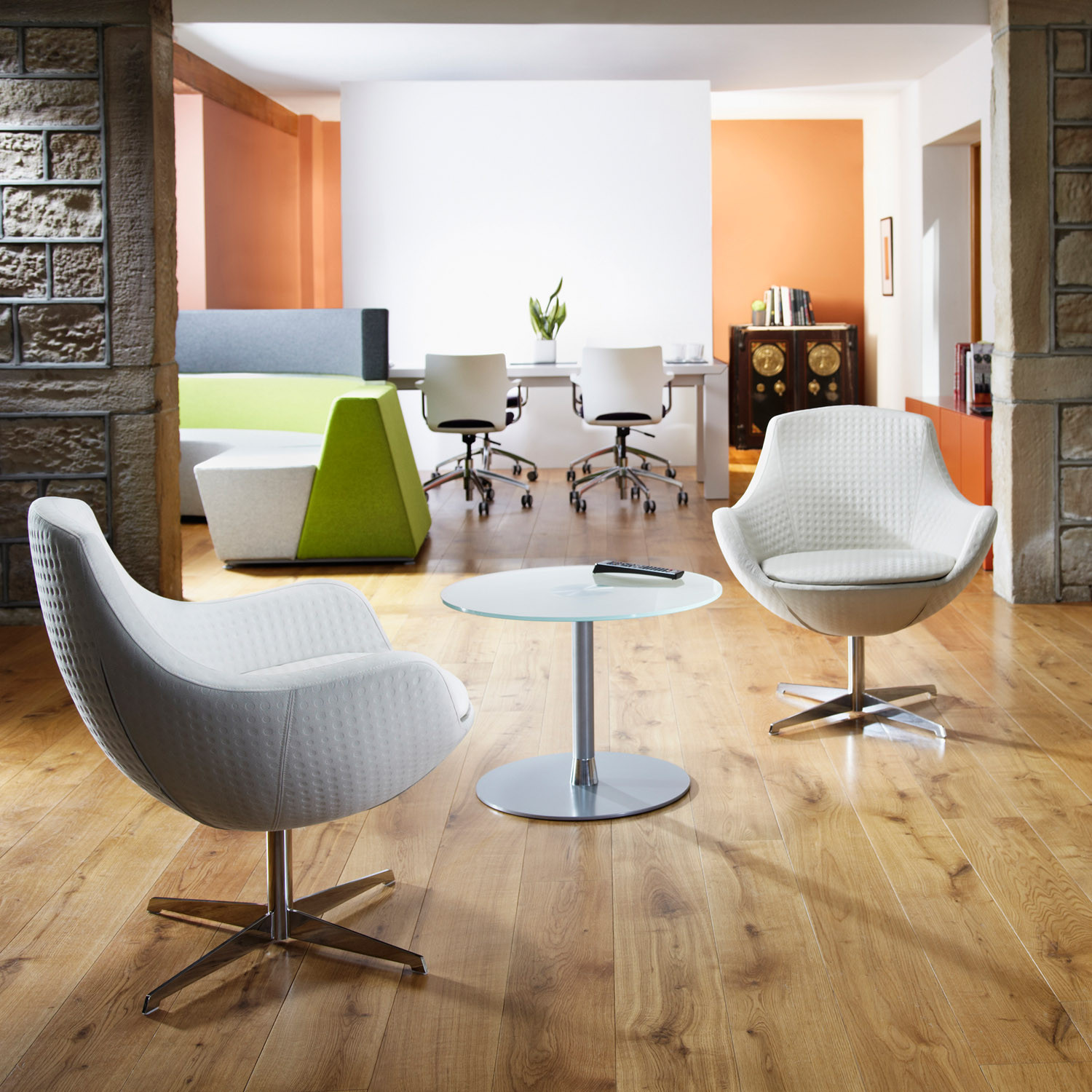 Smith Swivel Armchair by Connection