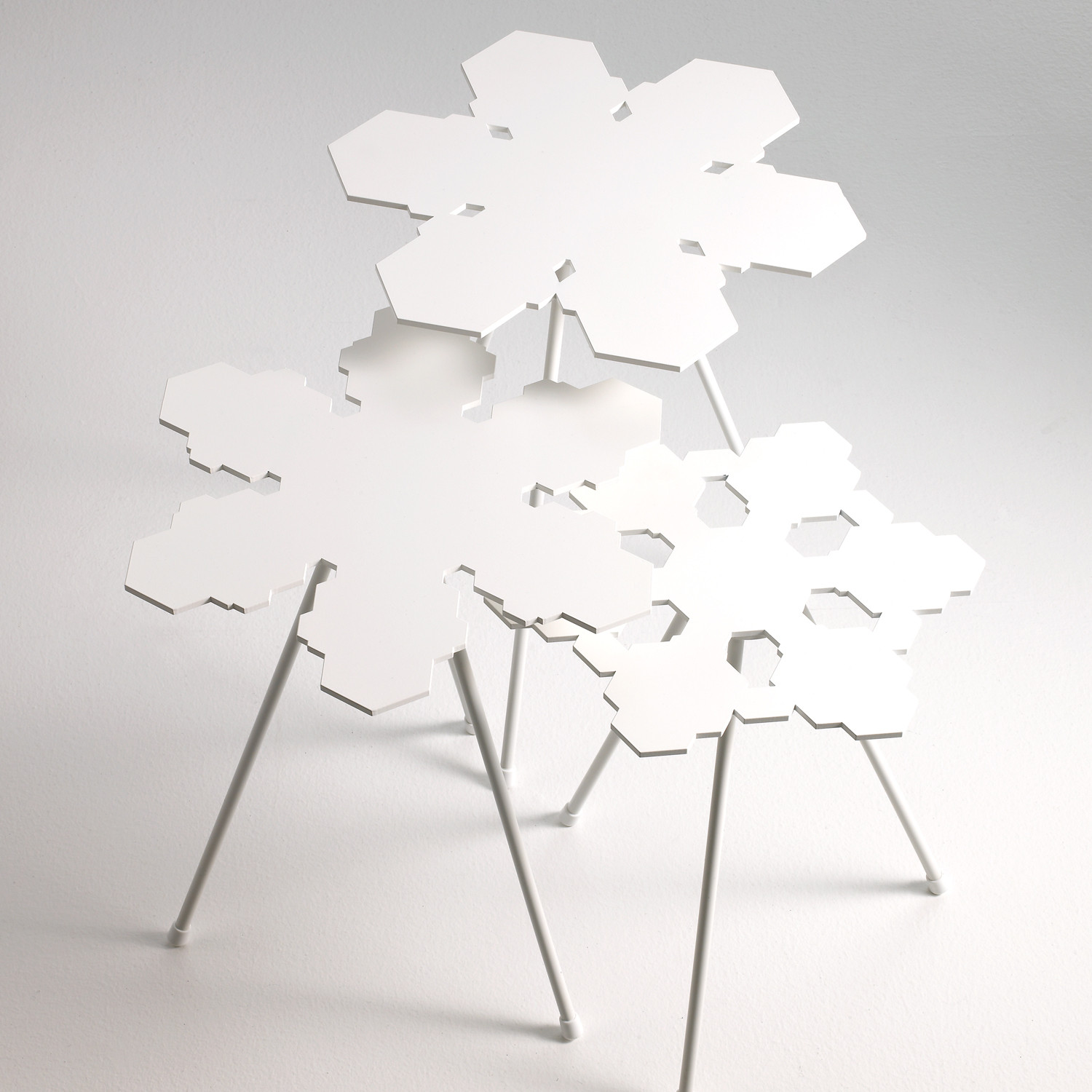 Snowflakes Tables by Offecct