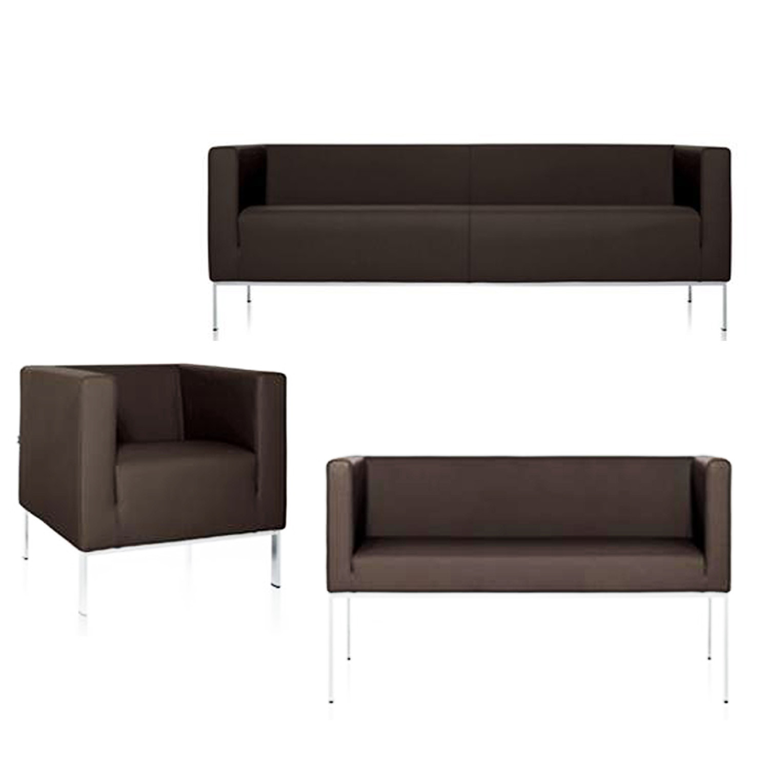Square Sofa and Armchair 