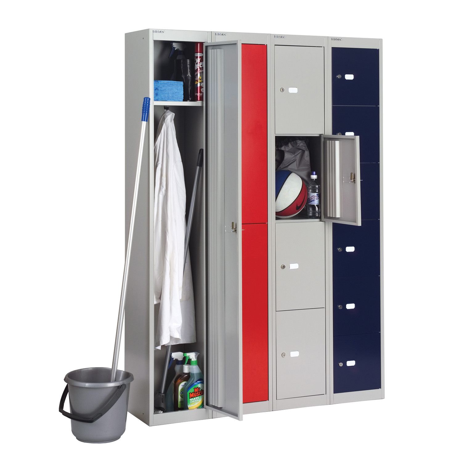 CLK Storage Lockers with Wardrobe Unit