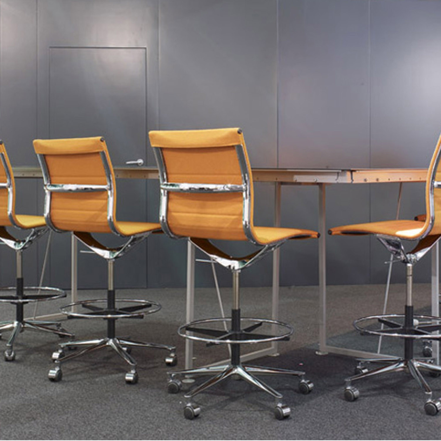 Una High Chairs with Footrest by ICF