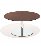 8800 Cafe Height Table with round plate base