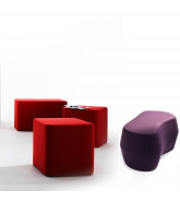 Base and Rock'd Sitting Poufs