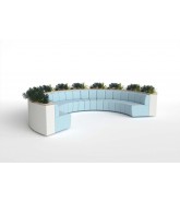BEE-fluted modular seating configuration 1