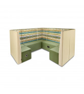 Boulevard Modular Seating System in green