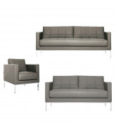 Cross Sofa and Armchair