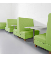 Engage Modular Banguette Seating in green