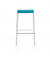 Fina Bar Stool with Stackable Sled Base