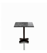 Happyhour Outdoor Table with tabletop pattern by Javier Mariscal