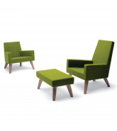HM44 Armchairs and Footstool