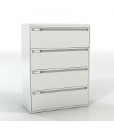 800 Series Lateral Filing 4 Drawer Unit