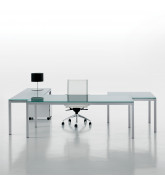 Link Executive Modular Glass Desk