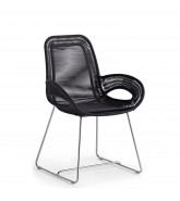 Coates Loop Chair in Black Acrylic