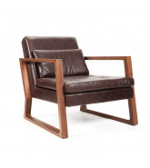Luge Leather Armchair