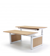 Oblique Adapt Height Adjustable Double Desk
