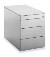 professional pedestal 3 box drawers + 1 stationery drawer