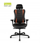 Sitness RS Pro Gaming Chair Black With Red Stripes