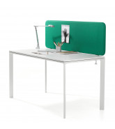 Softline rectangular desk screen