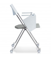 Strym Training Chair on castors with writing tablet