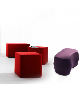 Base and Rock'd Sitting Poufs