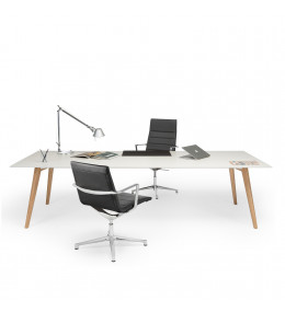 Bevel Office Desk by Norbert Geelen