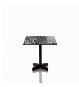 Happyhour Outdoor Table with tabletop pattern by Javier Mariscal