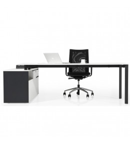 Koleksiyon Lean Office Desk with Pedestal 