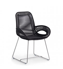 Coates Loop Chair in Black Acrylic