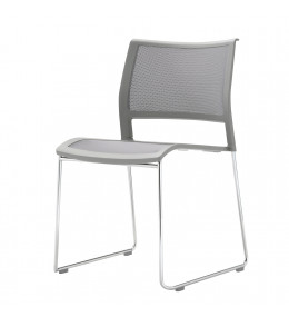 Opt4 White Cantilever Chair