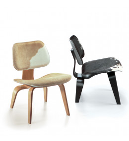 LCW Calf's Skin Plywood Group Chairs
