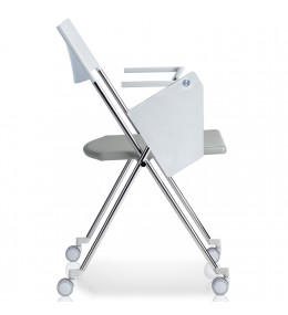 Strym Training Chair on castors with writing tablet