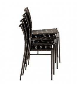 Tagliatelle Chairs stack up to 10 chairs