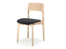 1010 Bina Chair with upholstered seat