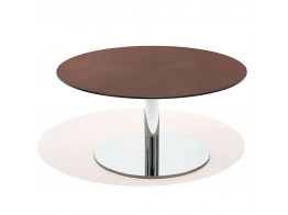 8800 Cafe Height Table with round plate base