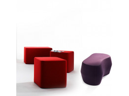 Base and Rock'd Sitting Poufs