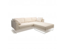 Bebe Sofa, Chaise And Ottoman in Cream