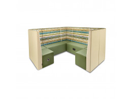 Boulevard Modular Seating System in green