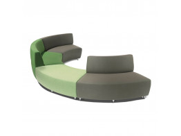 Buzz Modular Seating in green and grey