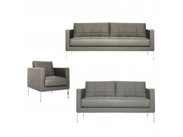 Cross Sofa and Armchair