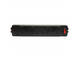 Elite 4x UK 3.15A Power Sockets 1x Neon Switch