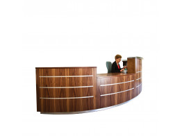 Evolution Eclypse Curved Reception Desk