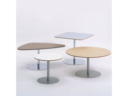 Hm20 Tables are available in six tabletop shapes